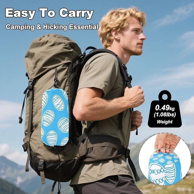 Hammocks for Outside Easter Eggs Camping Hammock Portable Hammocks with Tree Straps and Carry Bag Camping Accessories for Hiking Beach Outdoor