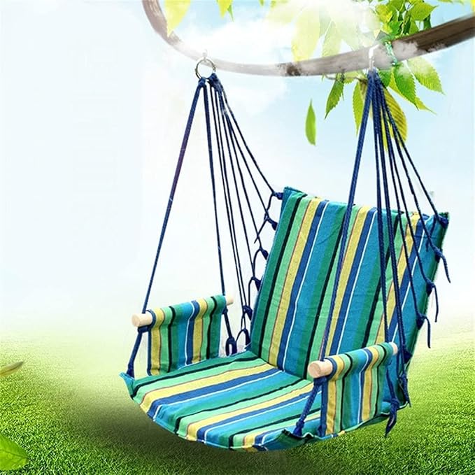 Portable Hammock Portable Outdoor Camping Hammock Breathable Hammock Swing hammut Chair for Backpacking Beach (Color : E)