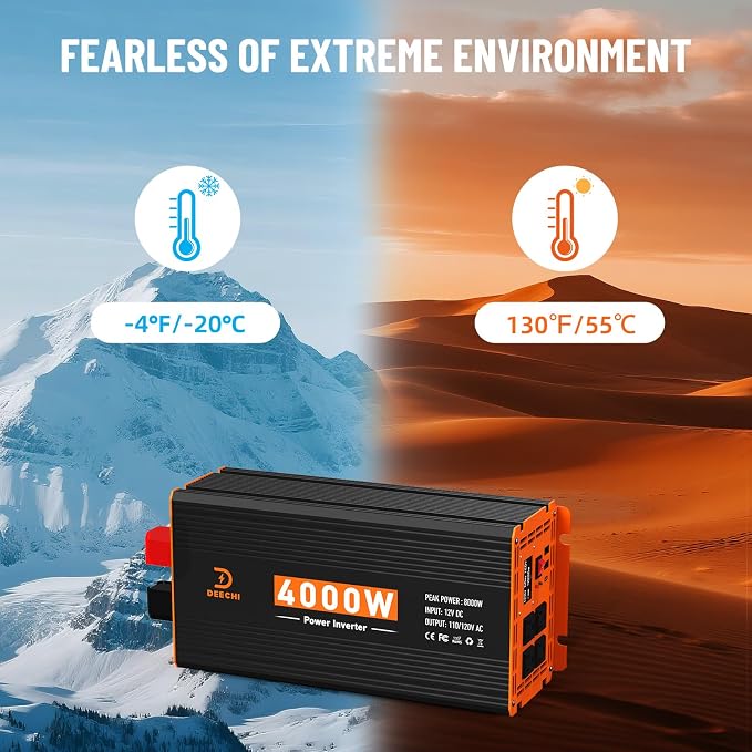 Inverter 12V DC to 110V/120V AC (4000W-010)