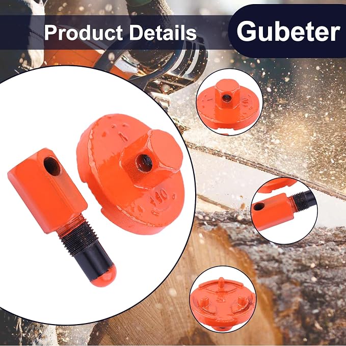 Universal Piston Stop Chainsaw Clutch Removal Tool For Husqvarna Rancher 340 345 346 350 351 353 445 450 455 460 502 54 2 Cycle Chainsaw Clutch Tool（red)