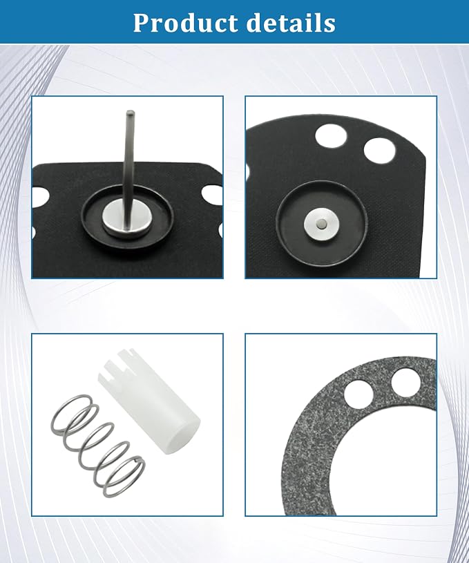 Diaphragm Plunger And Gasket Kit Fits For Stihl 009 010 011 012 Chain Saw,Replace 1120-649-1102, 1120-649-1105, 1120-640-3100, 0000-997-0610, 1120-640-1300