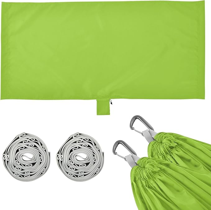 Yellow Green Solid Color Pure Plain 330lb Capacity Outdoor Hammock Portable Hammock for Patio Backyard Lounge Base hamacas para Patio