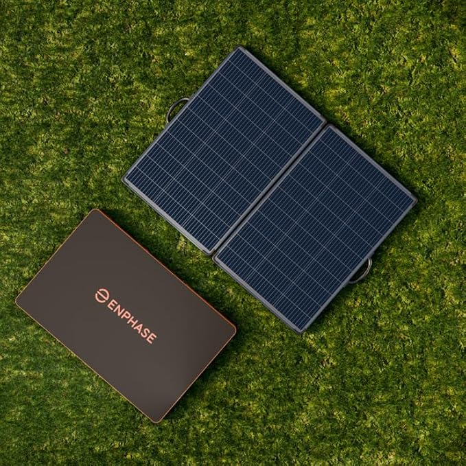 Enphase IQ PowerPack 1500 Wh + 2x200W New Solar Panel Kit | UL 9540A Certified Solar Generator | Home Backup Power Outage | LFP Battery | IQ8 Microinverters | Enphase App | Charges in ~4 Hours