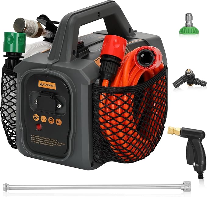 ZPB140 HVAC Coil Cleaning Sprayer, Blaster Coil Jet Pressure Washer | for AC 120V 80W Indoor & Outdoor Cleaning, Flow Rate 4L/min, Working Pressure 0.7-1.0MPa