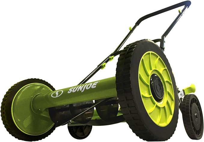 Sun Joe MJ504M Manual Reel Mower without Grass Catcher, 16"