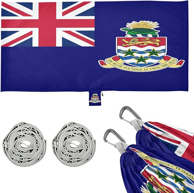 National Flag of Kuwait Hammocks with Portabl Carry Bag Backyard Hammock for Indoor Outdoor Patio