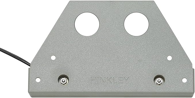 Hinkley Landscape Lighting Nuvi 15446TT Medium Hardscape Light, Vinyl Alloy, Low-Profile Housing, Mounting Bracket, Dimmable, Titanium