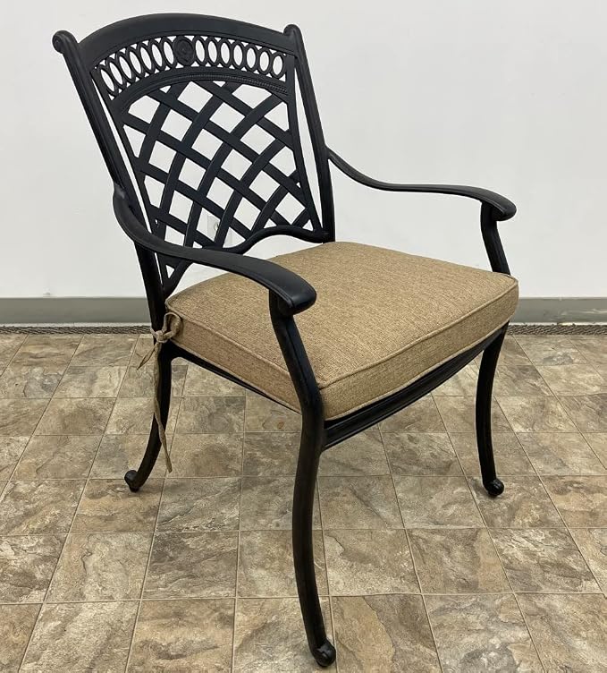St Augustine Outdoor Cast Aluminum Powder Coated 11-Piece Dining Set with Extendable 48x132 Table (with 2 Rockers and 8 Regular Chairs)