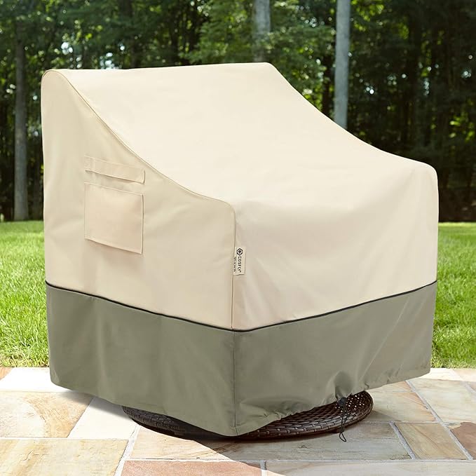 COSFLY Outdoor Furniture Patio Chair Covers Waterproof, Lounge Deep Seat Cover, Lawn Furnitures Covers Fits up to 31.5W x 33.5D x 36H inches(2 Pack)