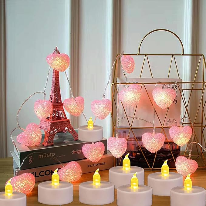 Nancia LED Tea Lights Candles- 24PACK Flameless Candles Realistic and Bright Flickering Long Lasting 200Hours for Holiday Celebration,Home Decoration Warm Yellow