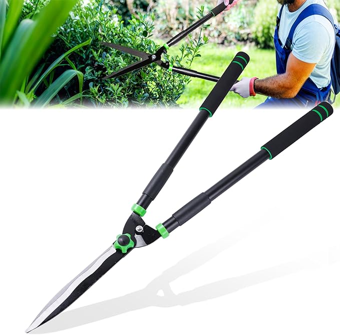 29.9" Hedge Shears,Professional Pruning Shears For Gardening,Sharp Hedge Clippers Handheld With Comfort Grip Handles,Carbon Steel Garden Clippers Handheld for Precise Trimming Gardening Tools