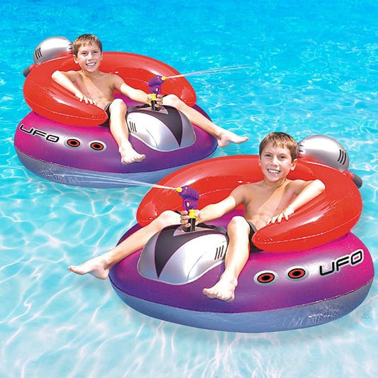 Swimline UFO Squirter Swimming Pool Floating Game, 2-Pack