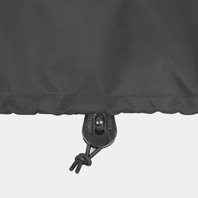 Patio Deck Box Cover Waterproof Outdoor Rectangular Storage Bench Cover 62L x 30W x 26H inch, Black