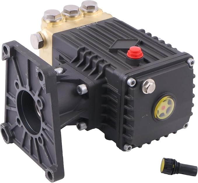 Pressure Washer Direct Drive Triplex Plunger Pump EZ4040G EZ4040 RRV4G40 Forged Brass Head 3400 RPM 4000 PSI 4.0 GPM 1" Hollow