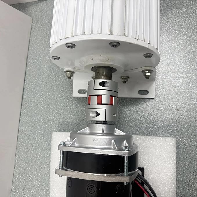 10KW Low-Speed 3-Phase Permanent Magnet Generator (12V-380V) with DC Drive Motor (DC-60V+AC-230V)