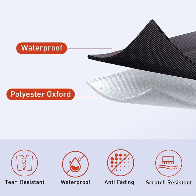 SquarePie Pack of 2 Outdoor Pillow Covers, Waterproof Decorative Throw Pillowcase Shell, Garden Cushion Shams Cases for Spring Patio Couch Balcony Bench,18x18 inch Palm Leaf Orange Flowers