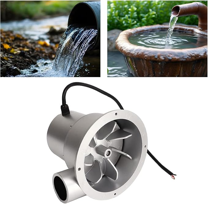 Hydro Generator, Permanent Magnet Water Turbine Generator, Magnet Brushless Motor, 12V Battery Charging Hydroelectric Generator (100W)
