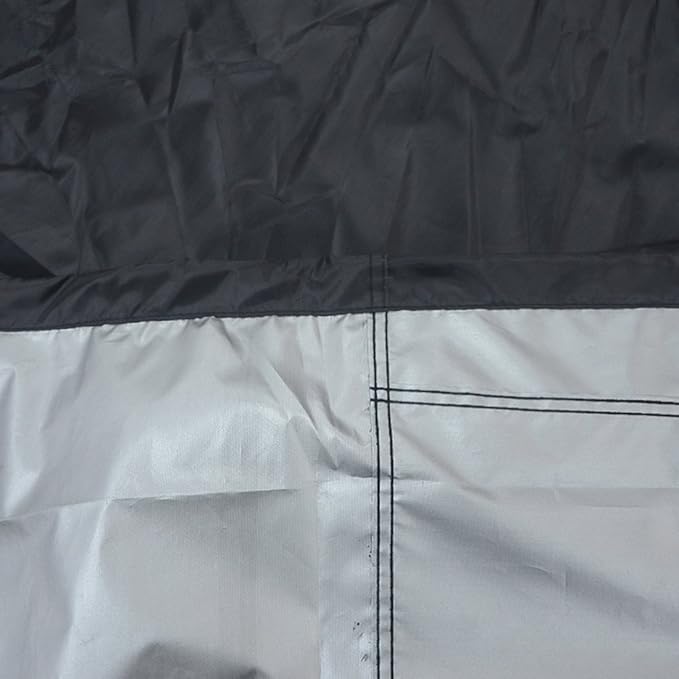 FLR 83x51x29in Patio Table Cover Veranda Rectanguler Black Waterproof Outdoor Dinner Protector Dust-Proof Table Desk Cover Furniture Covers with Storage Bags for Garden Outdoor Indoor Furniture Table