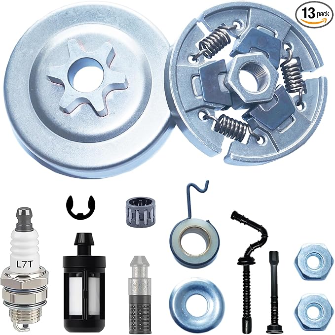 3/8" 6T MS170 Clutch Drum Sprocket for Stihl 017 018 019 019T 021 023 025 MS180 MS190 MS210 MS230 MS250 Chainsaws Replace OEM 1123 640 2003 1123 640 2073