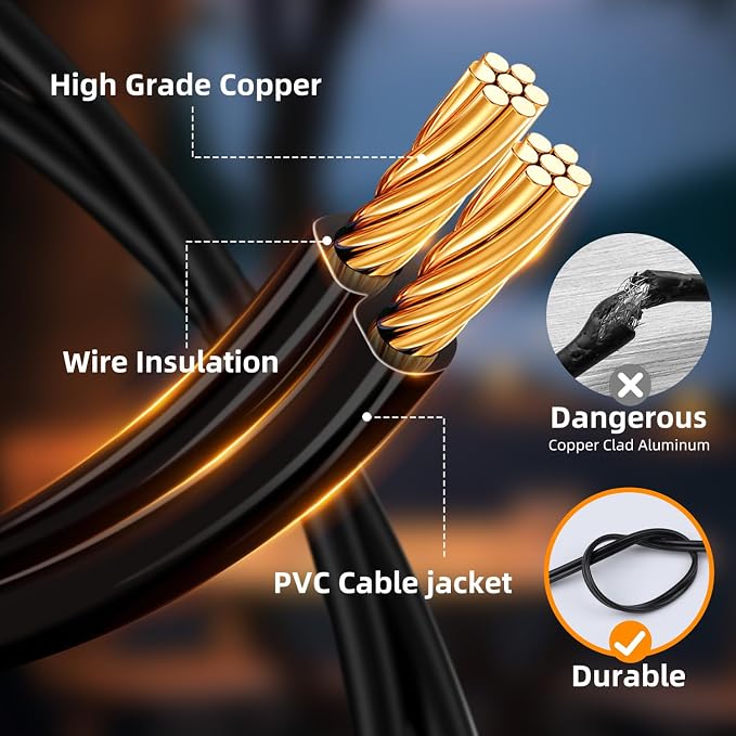 Outdoor Patio String Lights 50ft: S14 LED Shatterproof Bulbs 3 Modes Button Control - Waterproof Connectable Hanging Lights - Garden Backyard Yard Gazebo Porch Party Decorative