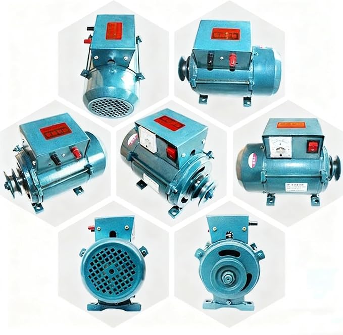 3.5kw/5kw/7kw Permanent-Magnet Generator 220V, Pure Copper Wire With Voltage Regulator Brushless Generator, Belt-Driven 3500W / 5000W / 7000W Low Maintenance For Lighting/Home Use(3500W)