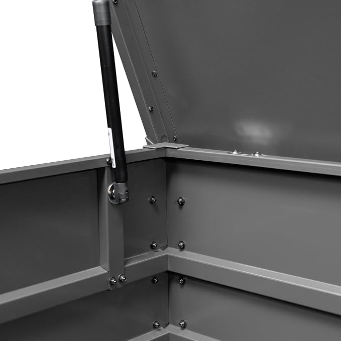 GFP PRIMEYARD 70.5×31.1×24.0 in. Deck Box Outdoor Storage Box 228 Gallon – Anthracite