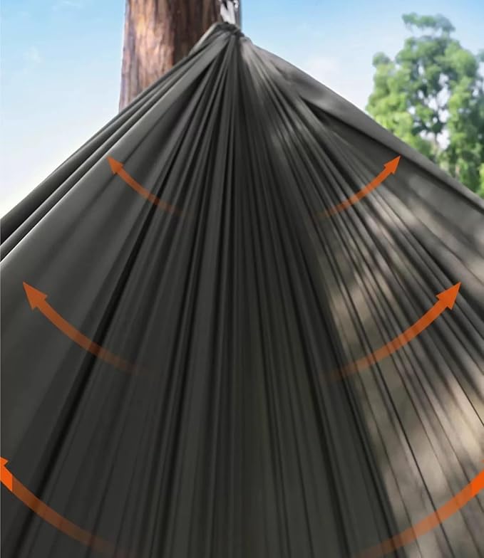 Portable Hammock,Canvas Hammock,Hammocks for Outside Rollover Prevention Yard Garden Backyard Canvas Fabric Hammocks Hanging Swing Bed for Patio Travel Hiking Hammock Camping 180KG (Color : Green, S