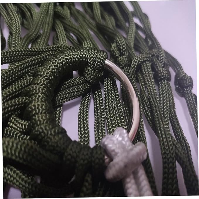 Levemolo Camping Hammock Portable Nylon Outdoor Hammock Garden Patio Sleep Camping Strong Rope