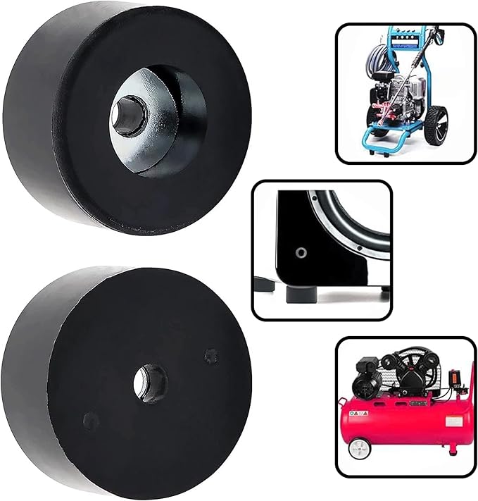 192310GS Anti Vibration Foot Pad Rubber Feet Foot Mount, Fit for Coleman Powermate Sanborn 094-0026 E106661, Many Compressors, Generators, Pressure Washers Anti Vibration Foot Pad (4/Pack)