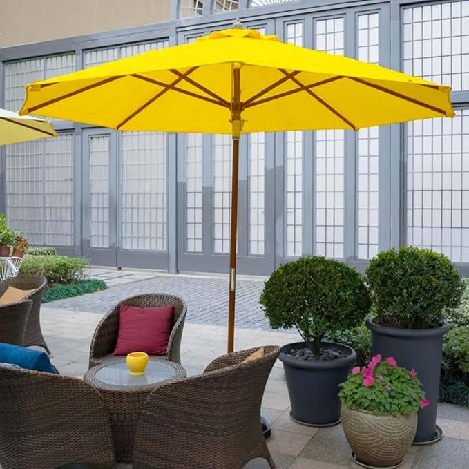 Replacement Umbrella Canopy For Market Table Beach Pool Umbrella Replacement Top Cover Patio Parasol Replacement Canopy Cover 6.5ft 7.5ft 9ft 10ft