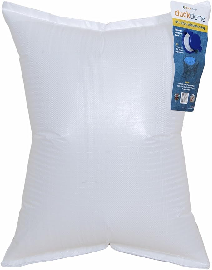 DUCKCOVERS DD2432 Duck Dome Airbag, 32" L x 24" W, White, Patio Furniture Covers
