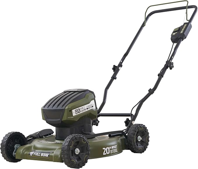 80V Brushless 20 in. Cordless Battery Walk Behind Push Lawn Mower, 2.5 Ah Battery and 1 Charger Included