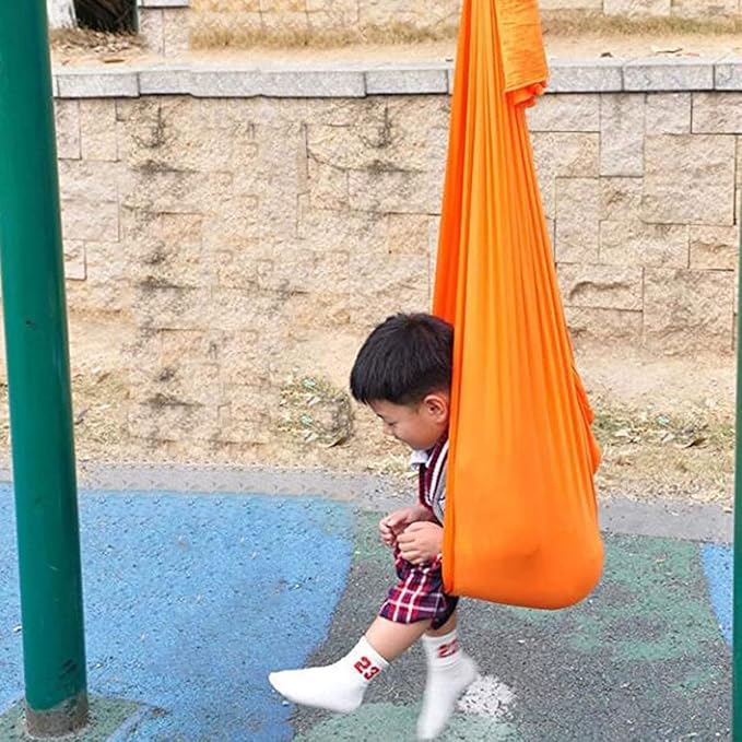 Sensory Swing for Adults Therapy Swing for Kids Indoor Soothing Calming Snuggle Hammock Durable Soft Fabric Swing Suited for Children with SPD Autism and Asperger