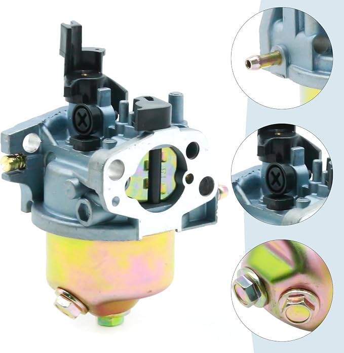 Carburetor Tune Up Kit, Replacement for DuroMax XP3500 XP4400 XP4400E XP4400E-CA MX4500 MX4500E 196cc 200cc 6.5HP 7HP Generator