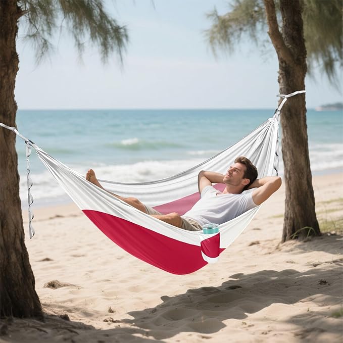 National Flag of Japan Hammocks with Portabl Carry Bag Backyard Hammock for Indoor Outdoor Patio