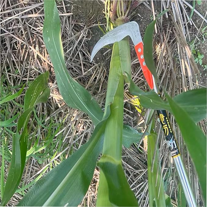 Scythe Tool,Sickle Garden Tool Long Handle.