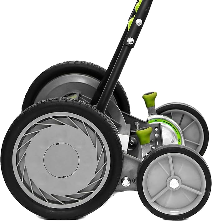 Earthwise 1816-18EW 18-Inch 5-Blade Push Reel Lawn Mower, Grey