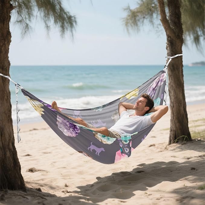 Crystal and Pet Camping Hammock Fabric for Outside Patio Garden