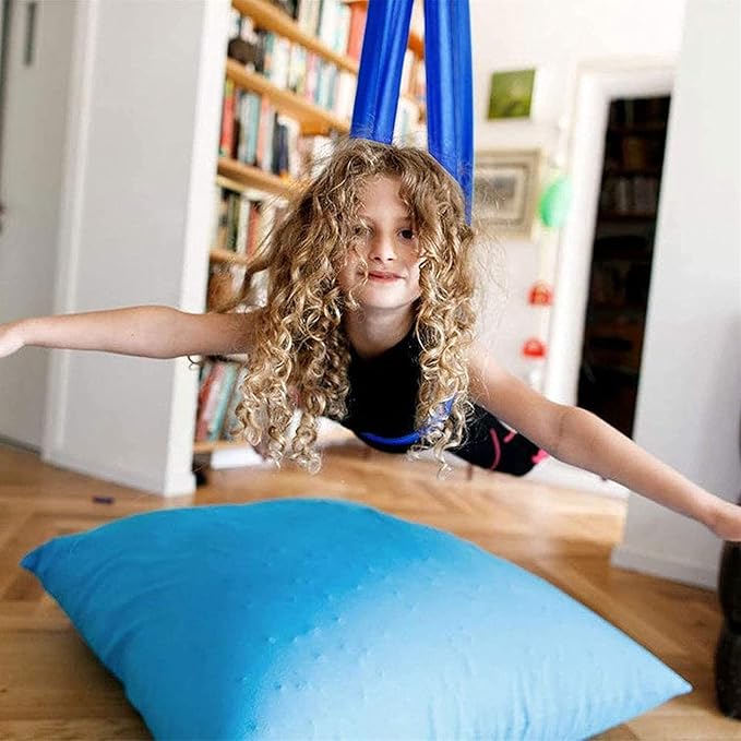 Adults Therapy Sensory Swing Hammock for Autism, with Hardware Adjustable Snuggle Cuddle Hammock Chair Has Calming Effect On Children with Special Needs