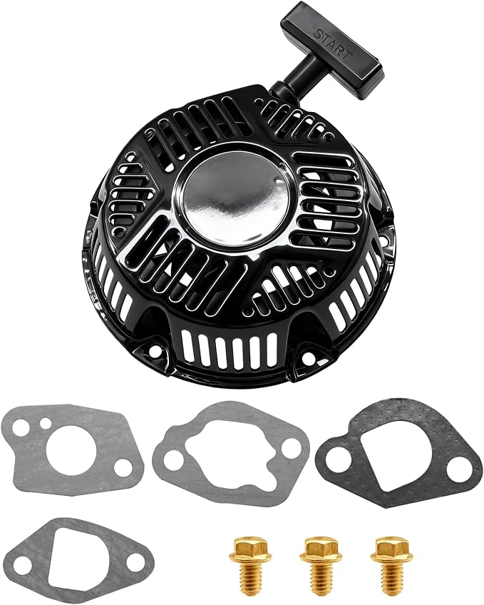 Recoil Pull Start Assembly Fits for Black Max Ryobi Echo Hart Ducar ToolTuff 212cc Engine 2500 2900 3100 3300 3200 3600 PSI Pressure Washer