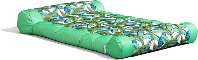 Big Joe Kona Hammock No Inflation Needed Pool Lounger with Headrest, Quick Draining Fabric, 4 feet Big
