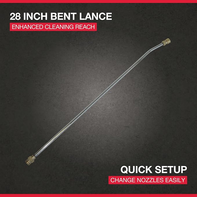 Northstar Pressure Washer Lance - 4000 PSI, 12.0 GPM, 28in.L, Model Number NND20004P