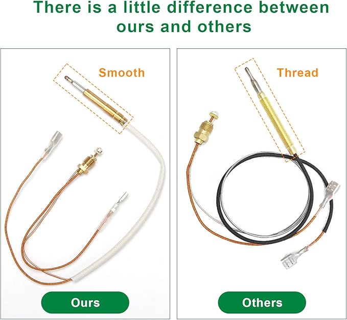 Coolrunner Gas Patio Heater Repair Replacement Parts Outdoor Heaters Safety Kits Thermocouple (M8 x1) and FD4 Dump Switch for Propane Gas Patio Heater