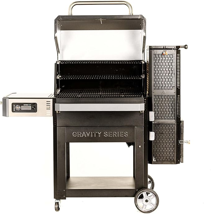 Masterbuilt® Gravity Series® 1050 Smoker Grill - Digital Charcoal Combo Grill with Free App, 1,050 Cooking Square Inches in Black, Model MB20041220