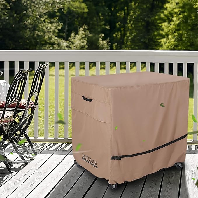 ULTCOVER Rolling Dining Prep Table Cart Cover 36L x 24W x 34H inch for Outdoor Garden Patio Kitchen Food Serving Worktable Cart
