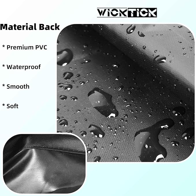 WICKTICK Waterproof Cover for Keter Pacific Cool Bar Outdoor Patio Furniture and Hot Tub Side Table with 7.5 Gallon Beer and Wine Cooler, Outdoor Round Pool Side End Table Cover (21” Dia x 23” H)