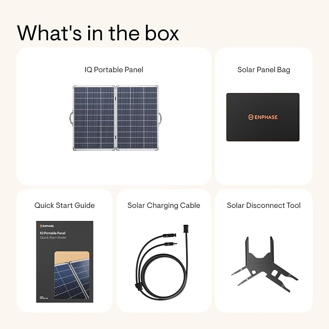 Enphase IQ PowerPack 1500 Wh + 2x200W New Solar Panel Kit | UL 9540A Certified Solar Generator | Home Backup Power Outage | LFP Battery | IQ8 Microinverters | Enphase App | Charges in ~4 Hours