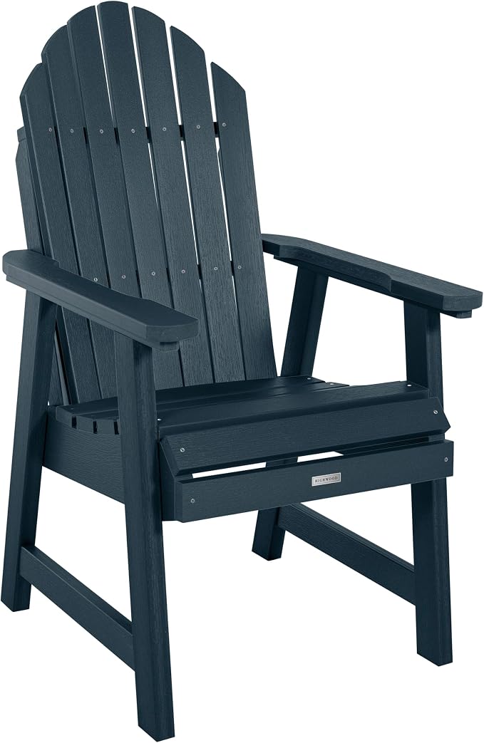 Highwood Hamilton Adirondack 7pc Dining Set, 84" x 42", Dining Height, Federal Blue