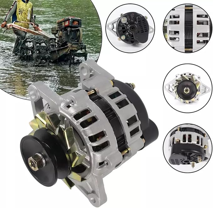 2000W Permanent Magnet Brushless Small AC Generator 110V/220V With Voltage Stabilization Pure Copper Wire Pulley Generator Low Speed Generator(220V)