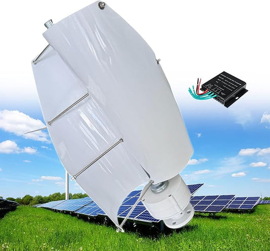 12000W Vertical Wind Power Turbine Generator Kit,12V/24V/48V Portable Maglev Wind Turbine Generator with Charge Controller for Boats Cabins Mobile Homes,E-24V